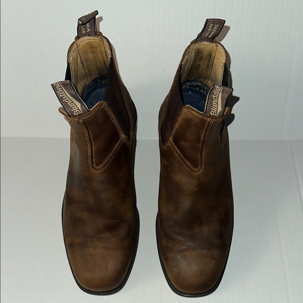 Blundstone Men's Rustic Brown Chelsea Boots aus size 9.5 us size 10.5